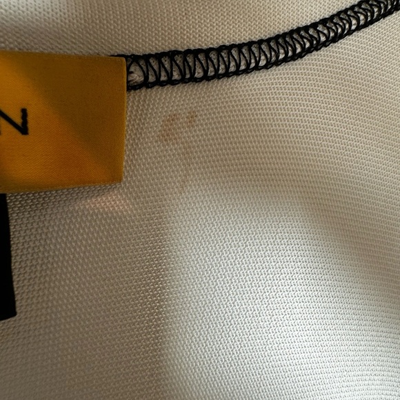 St. John Red, Black, and White Striped Cardigan - Picture 16 of 16